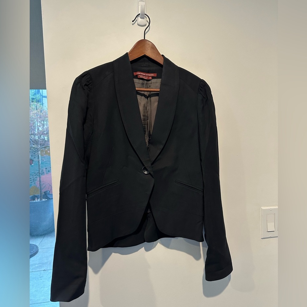 Comptoir Des Cotonniers Classic Black Blazer size 36